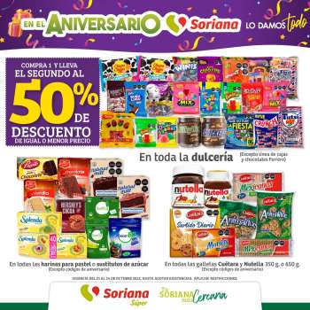 Folleto actual Soriana Súper - 21.10.2022 - 24.10.2022.