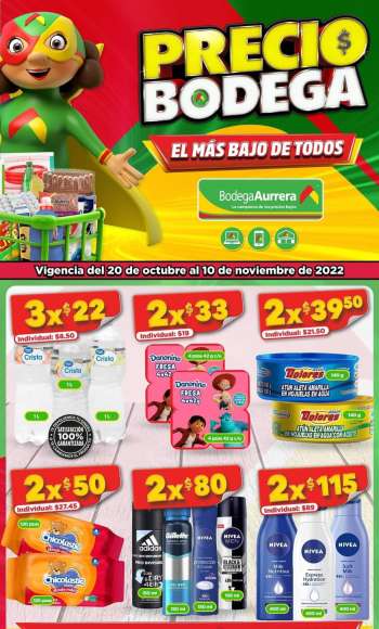 Folleto actual Bodega Aurrerá - 20.10.2022 - 10.11.2022.