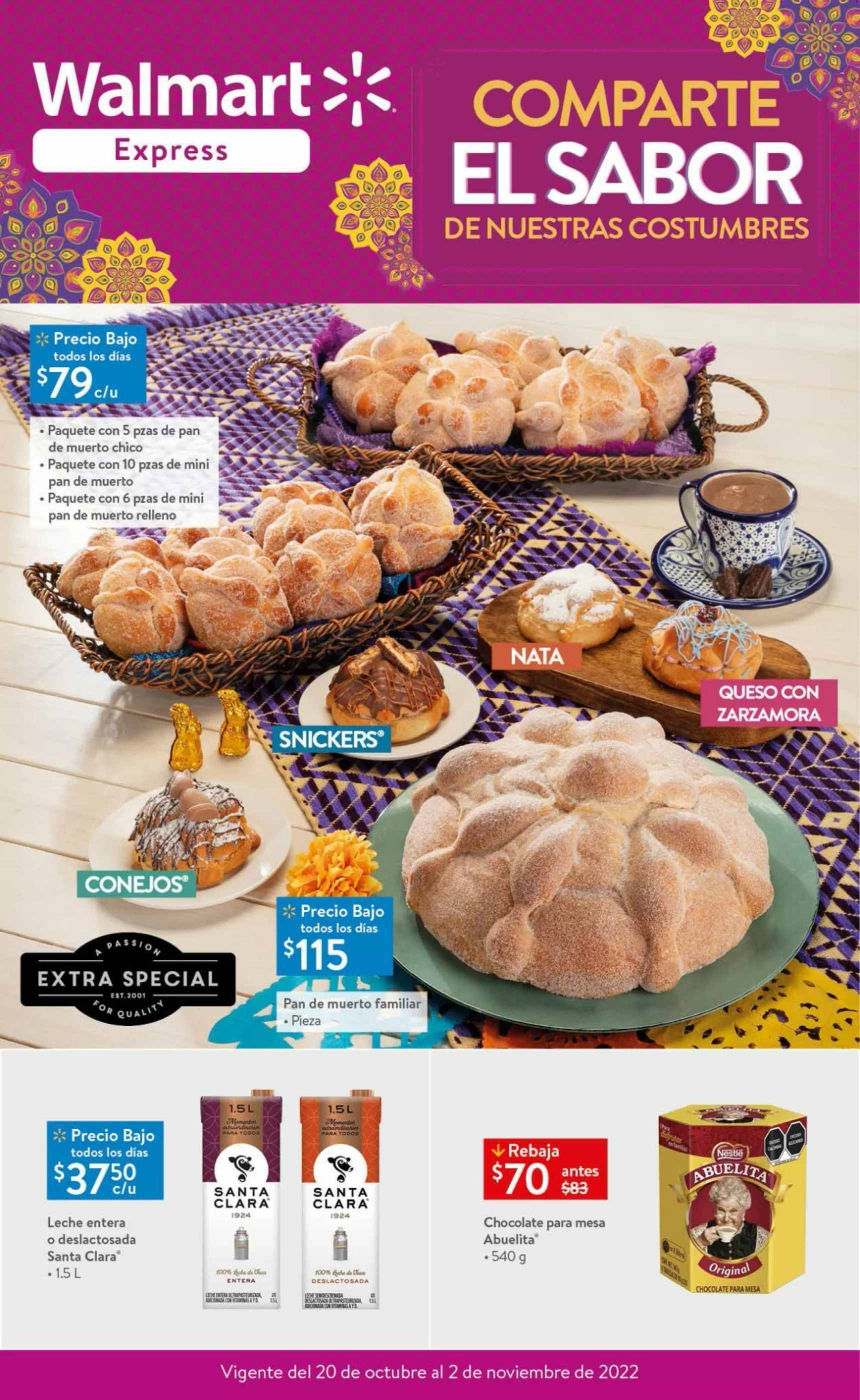 Catálogo Walmart Express - 20.10.2022 - 2.11.2022. Página 1