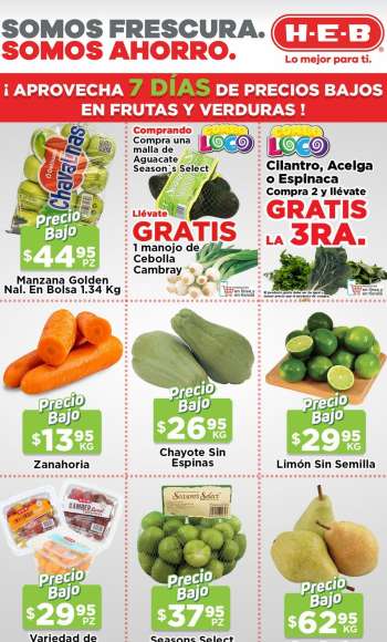 Folleto actual H-E-B - 25.10.2022 - 31.10.2022.