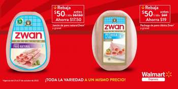 Folleto actual Walmart Express - 21.10.2022 - 27.10.2022.