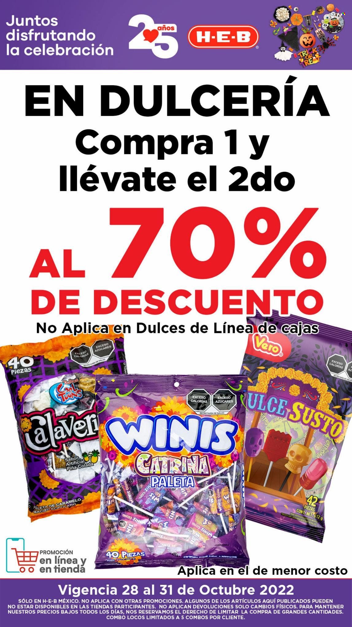 Catálogo H-E-B - 28.10.2022 - 31.10.2022. Página 1
