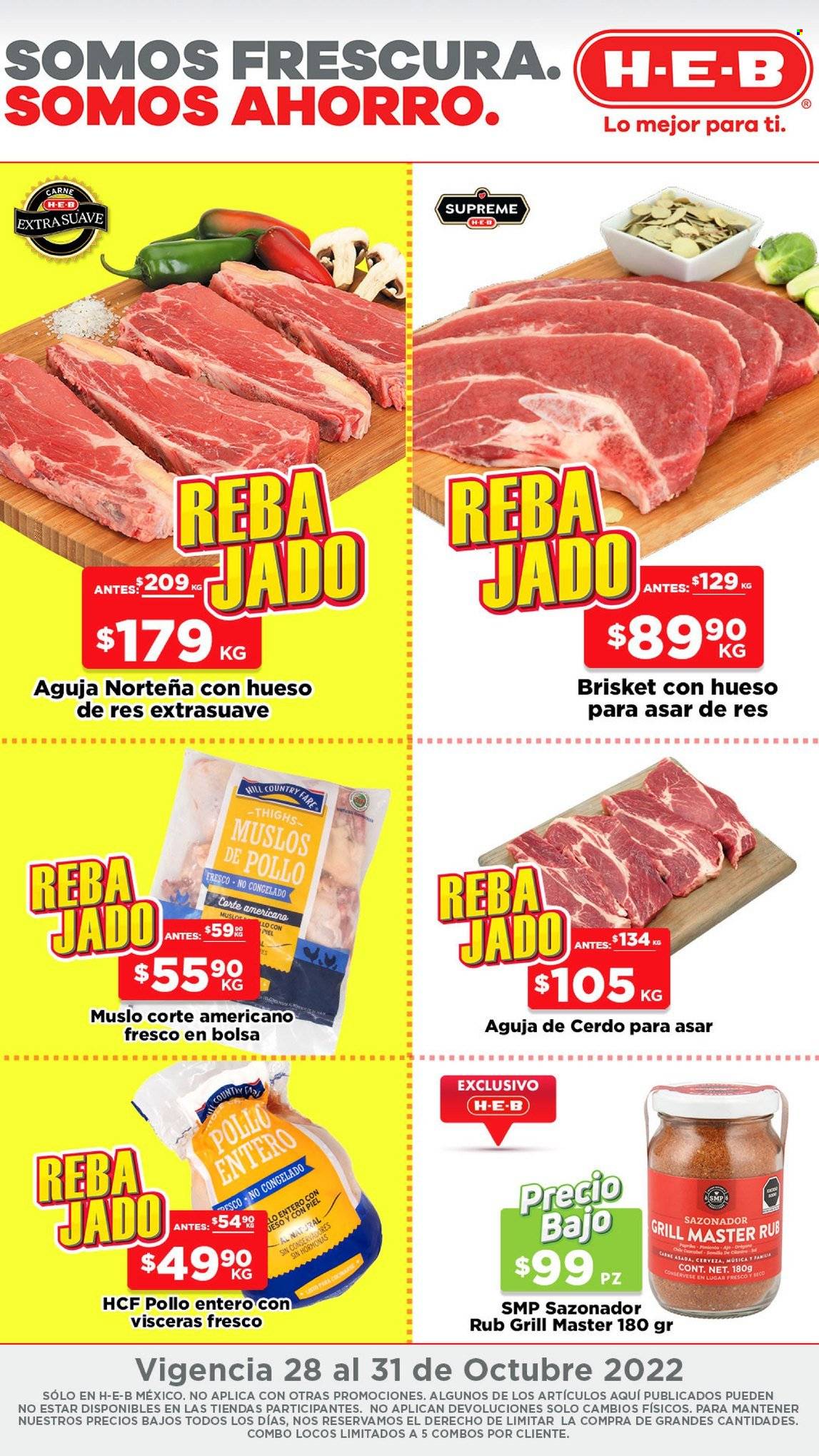 Catálogo H-E-B - 28.10.2022 - 31.10.2022. Página 1