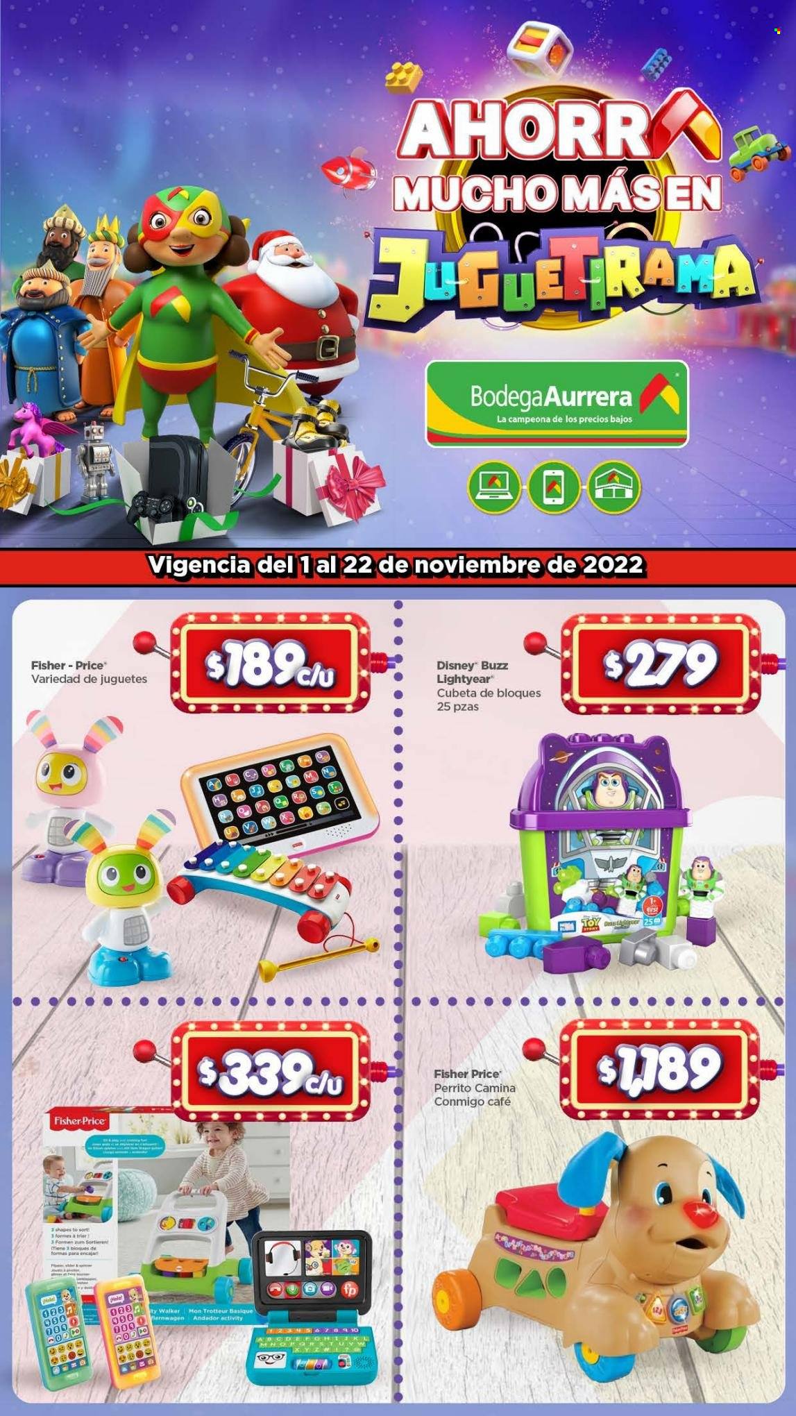 Catálogo Bodega Aurrerá - 1.11.2022 - 22.11.2022. Página 1