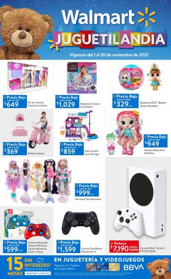 Folleto actual Walmart - 1.11.2022 - 30.11.2022.