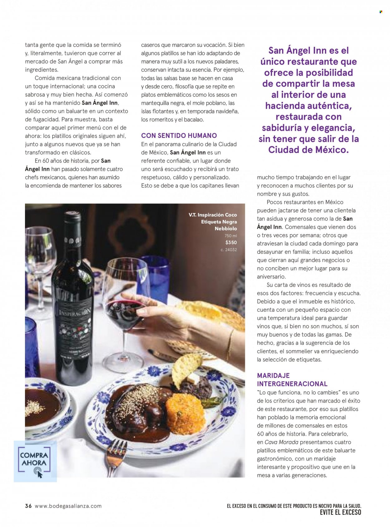 thumbnail - Folleto actual Bodegas Alianza - 1.11.2022 - 31.12.2022 - Ventas - bebida alcohólica. Página 40.
