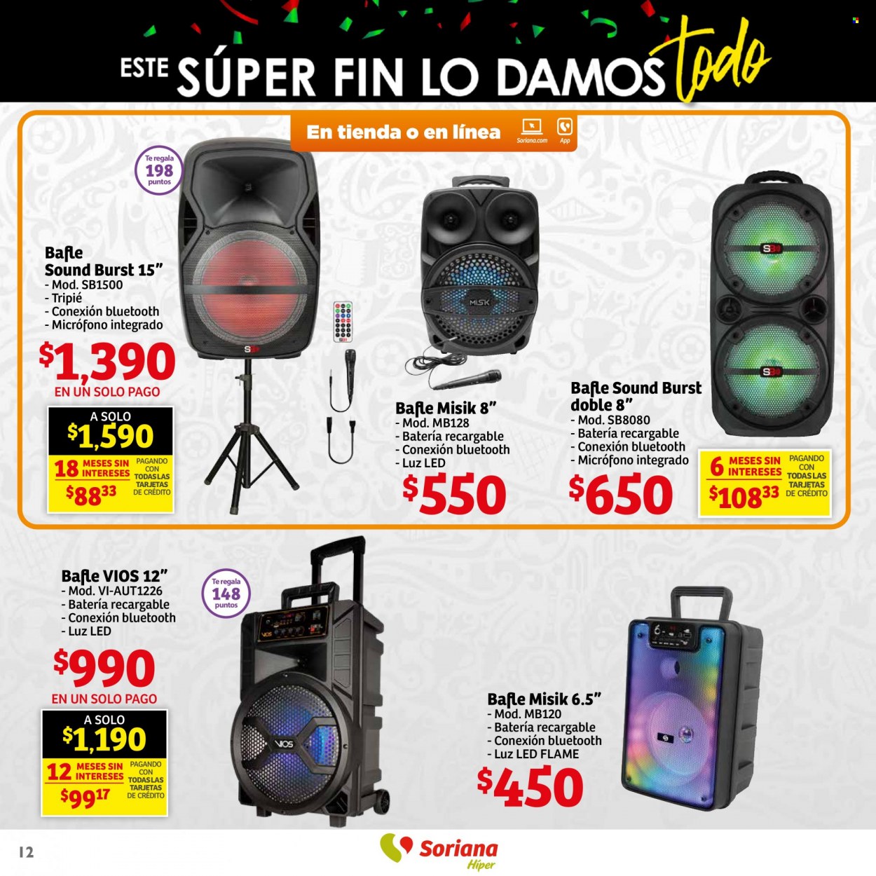 Catálogo Soriana Híper - 15.11.2022 - 17.11.2022. Página 12