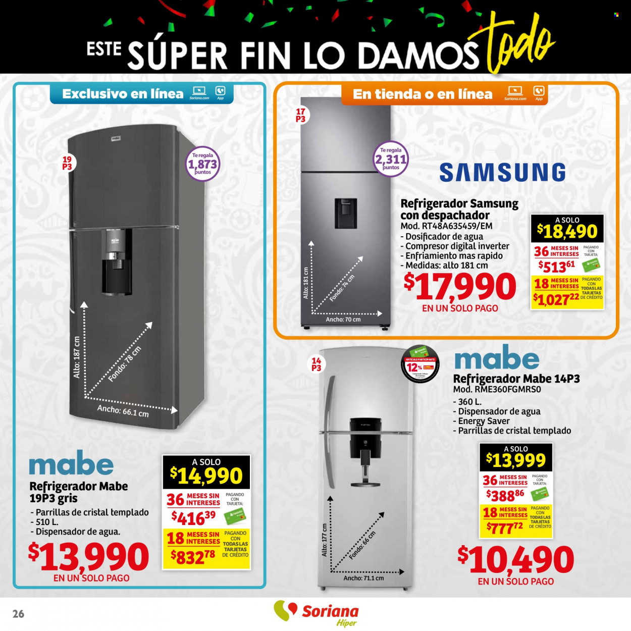 Catálogo Soriana Híper - 15.11.2022 - 17.11.2022. Página 26