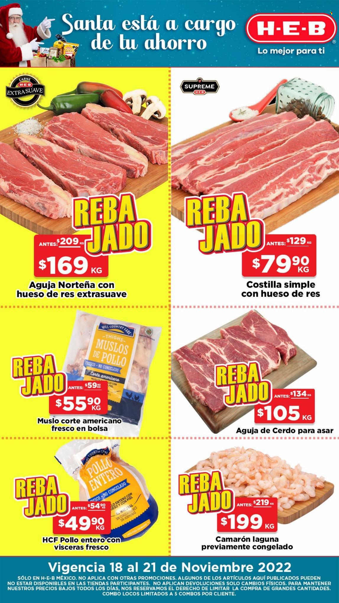 Catálogo H-E-B - 18.11.2022 - 21.11.2022. Página 1
