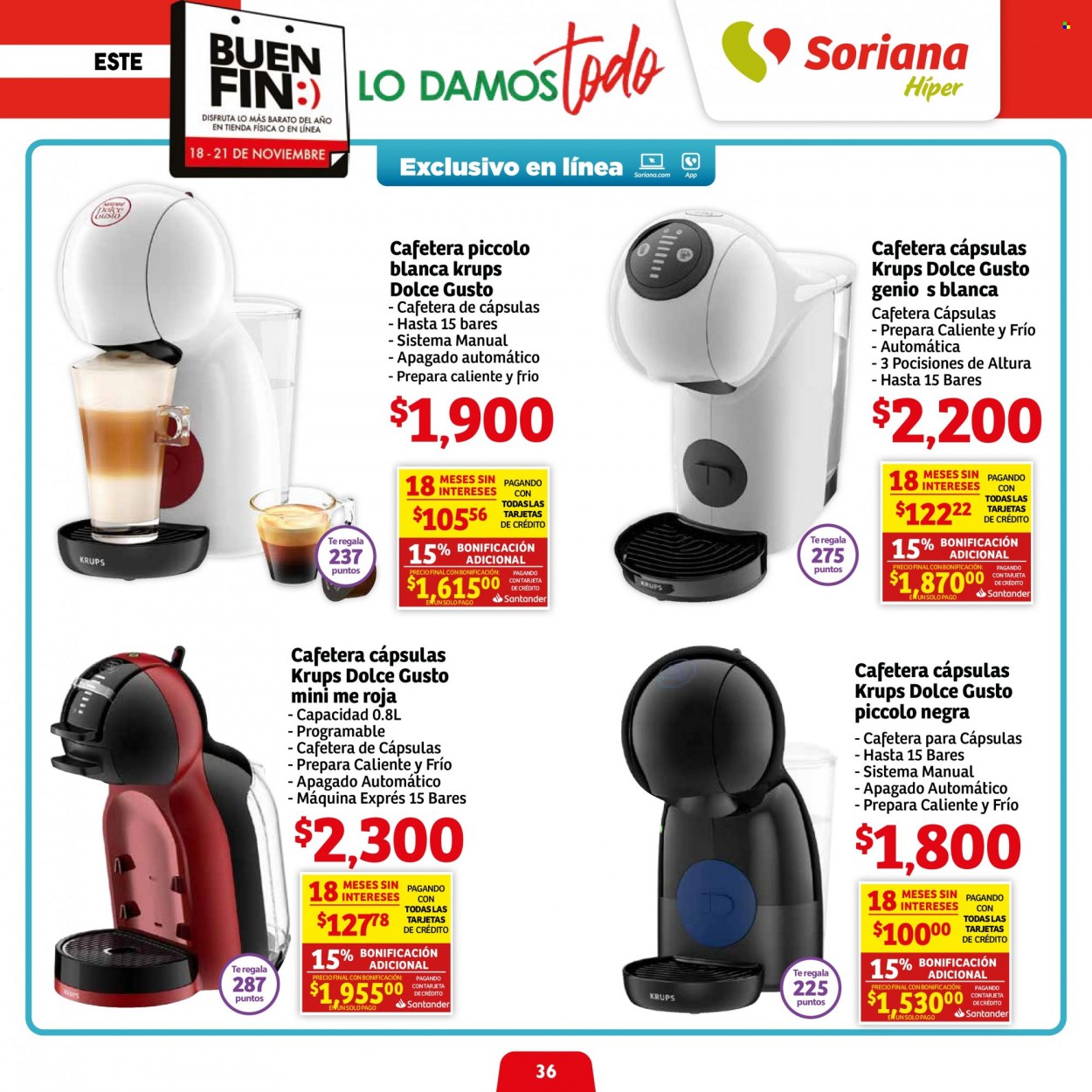 Catálogo Soriana Híper - 18.11.2022 - 21.11.2022. Página 36