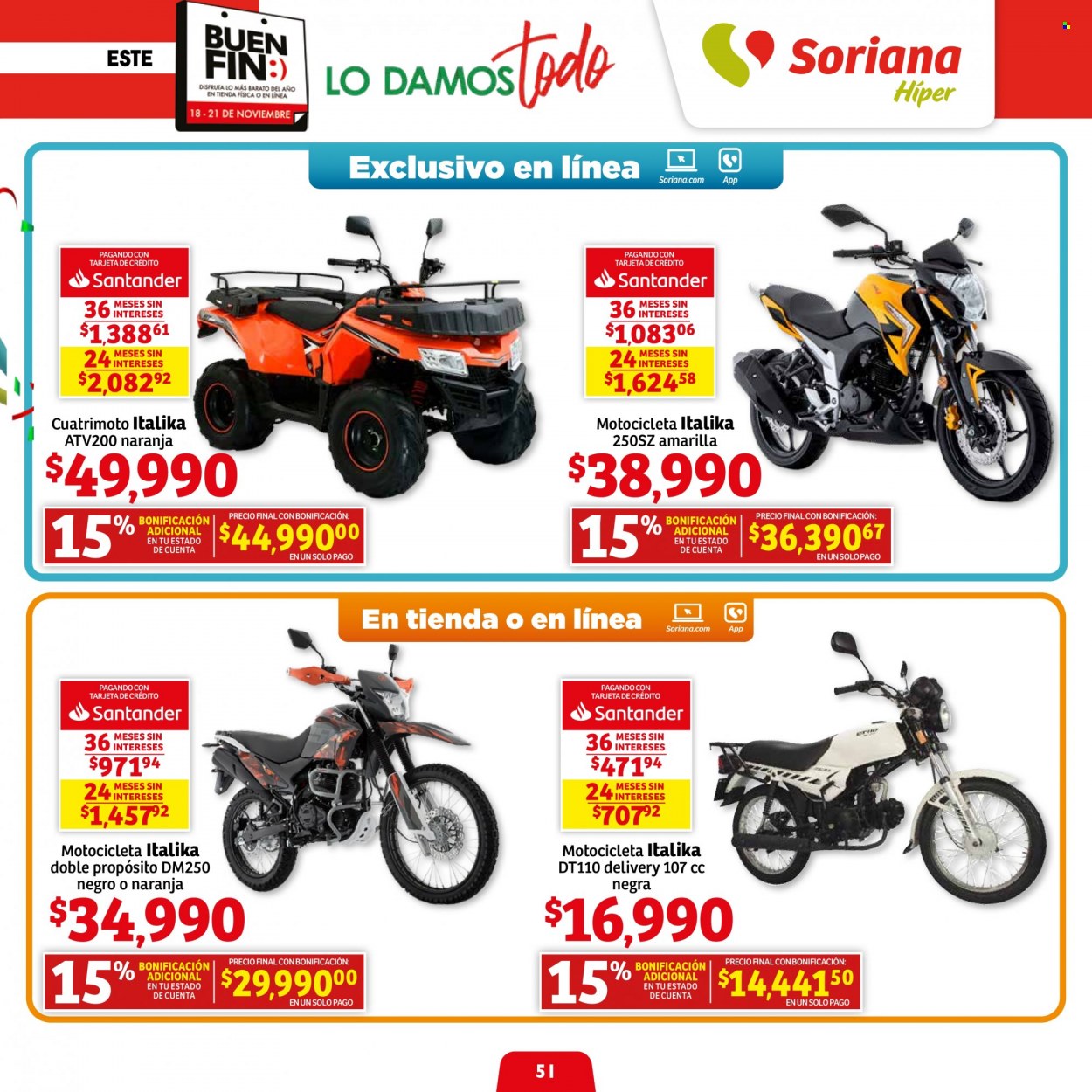Catálogo Soriana Híper - 18.11.2022 - 21.11.2022. Página 51