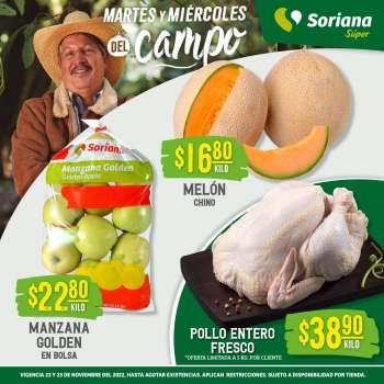 Folleto actual Soriana Súper - 22.11.2022 - 23.11.2022.