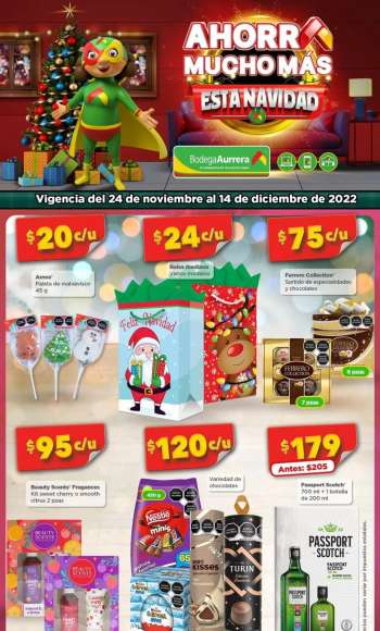 Folleto actual Bodega Aurrerá - 24.11.2022 - 14.12.2022.
