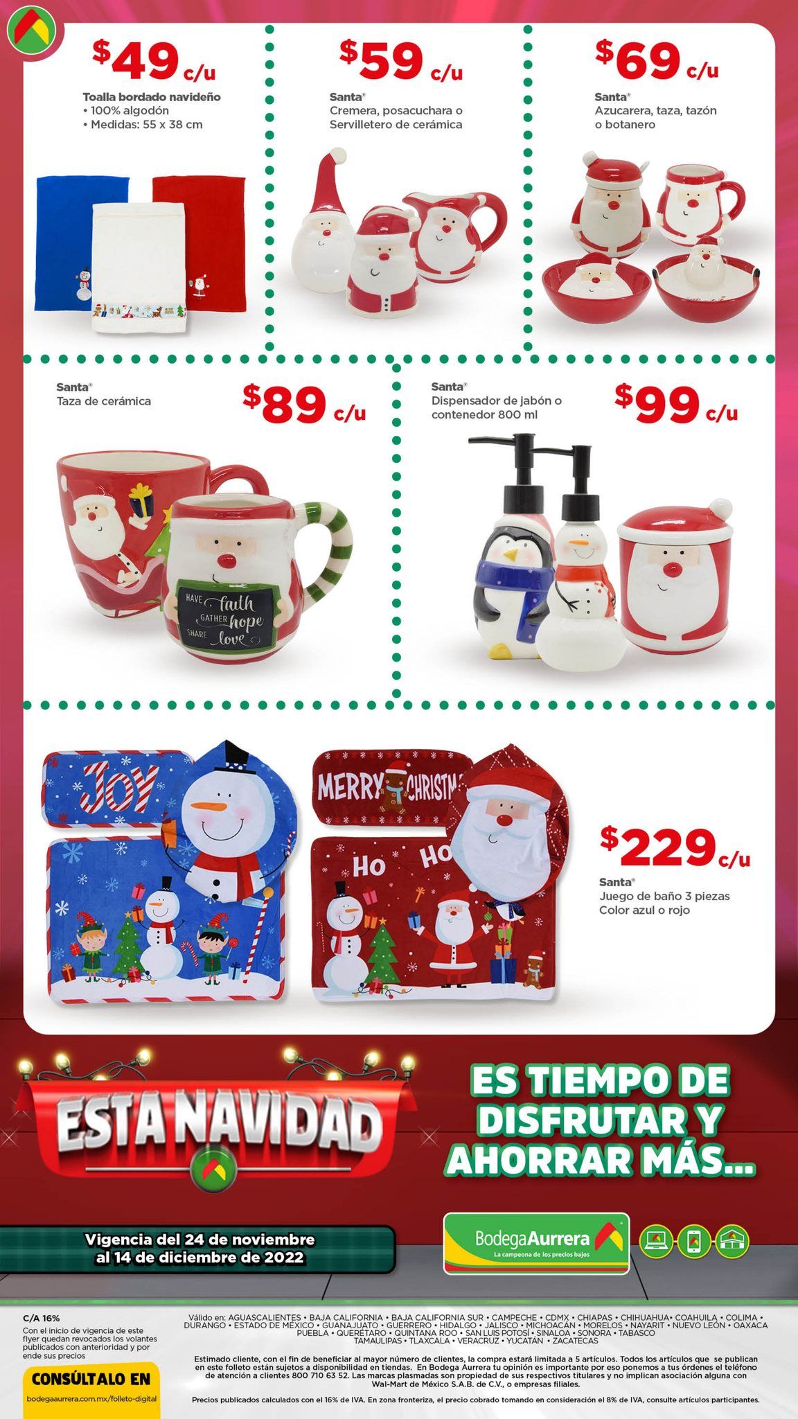 Catálogo Bodega Aurrerá - 24.11.2022 - 14.12.2022. Página 8