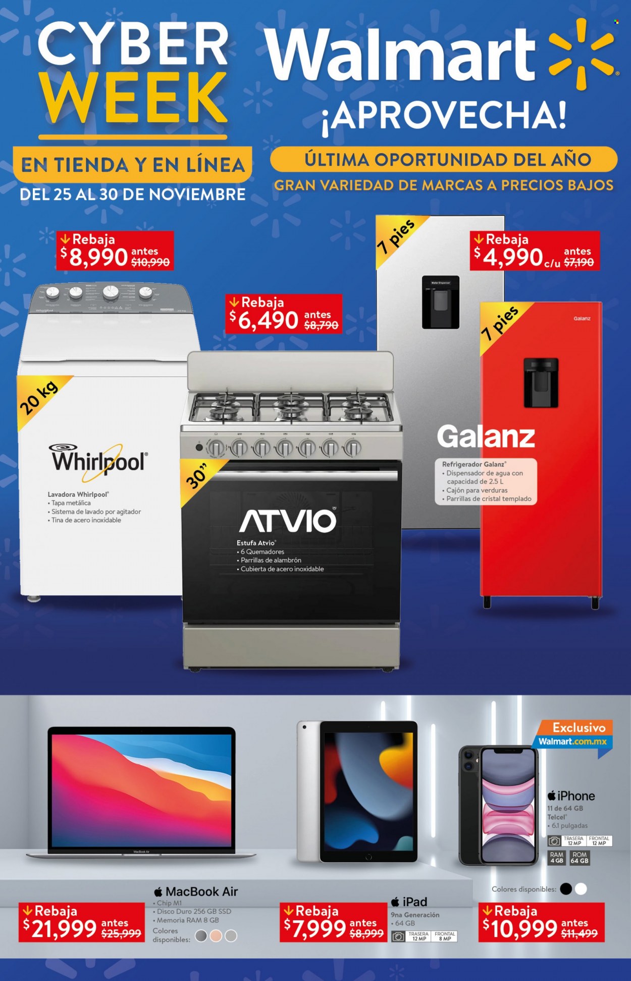 Catálogo Walmart - 25.11.2022 - 30.11.2022. Página 1