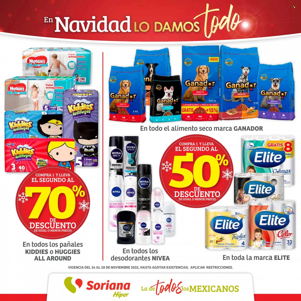Catálogo Soriana Híper - 24.11.2022 - 28.11.2022. Página 1
