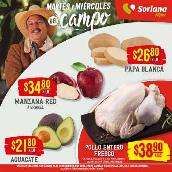 Folleto actual Soriana Híper - 29.11.2022 - 1.12.2022.