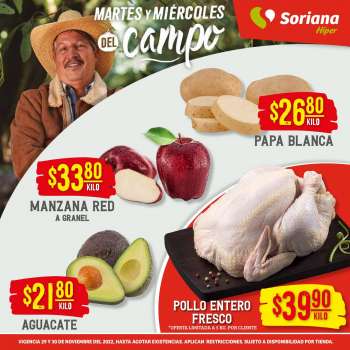 Folleto actual Soriana Híper - 29.11.2022 - 30.11.2022.