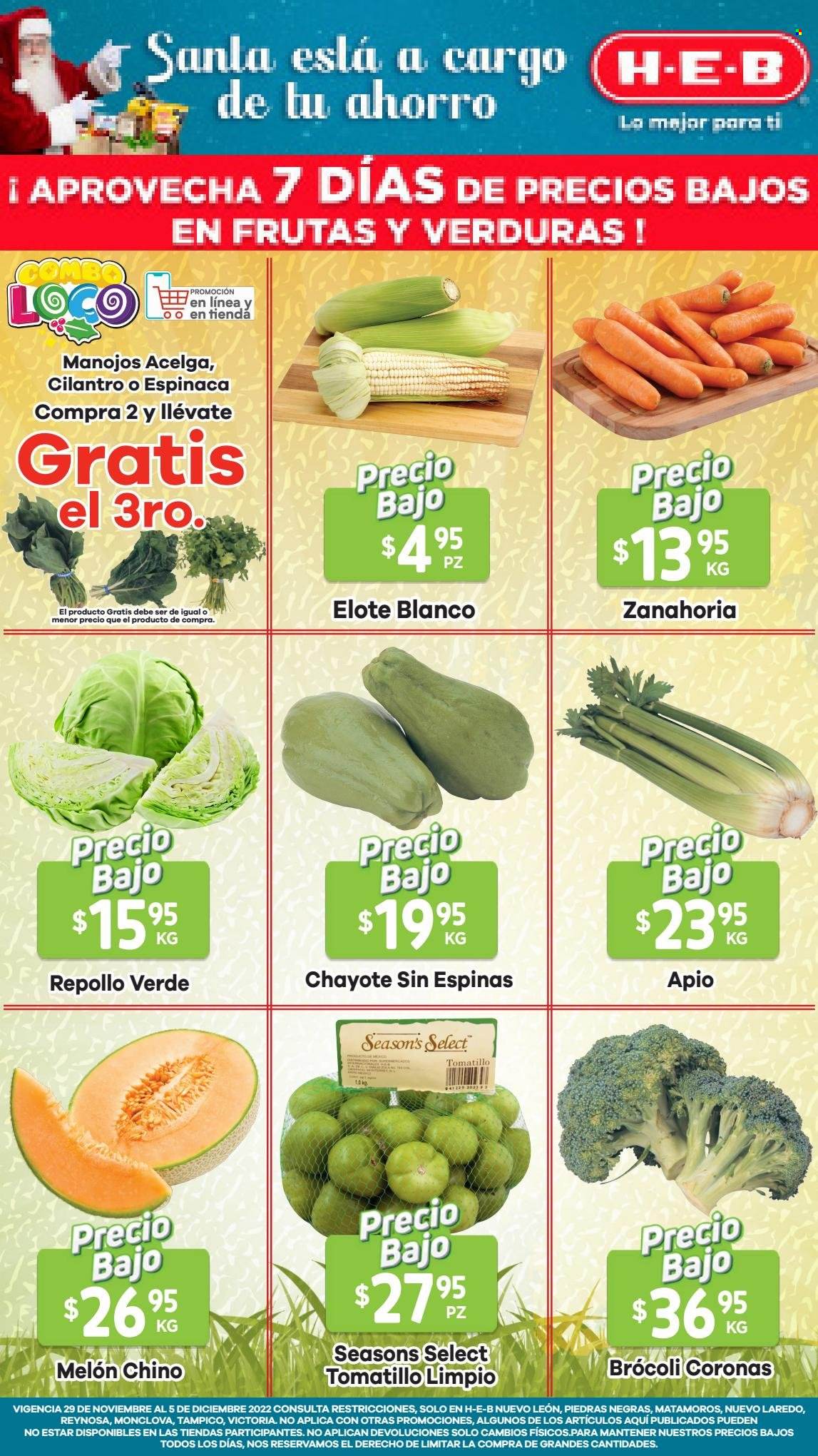 Catálogo H-E-B - 29.11.2022 - 5.12.2022. Página 1
