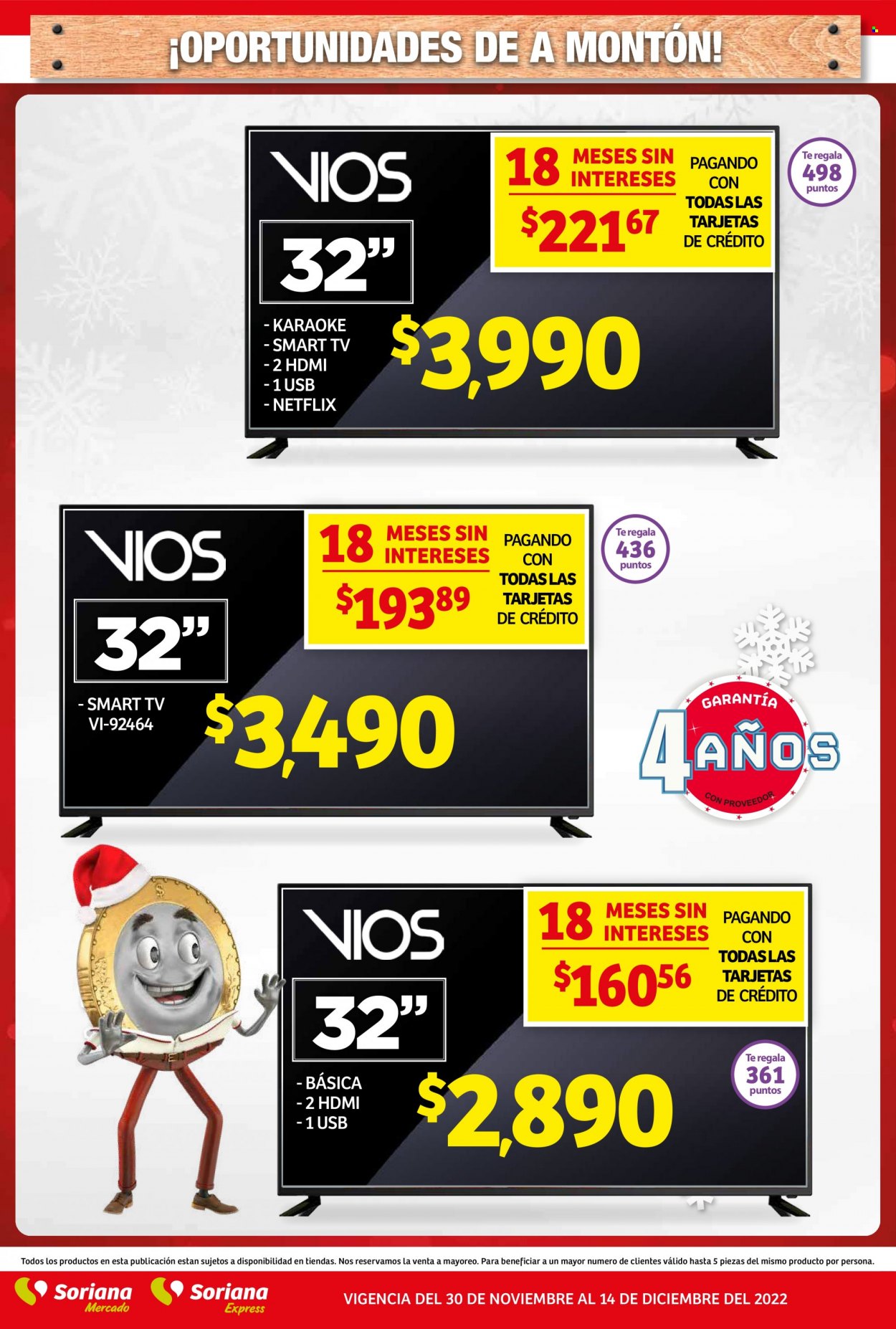 Catálogo Soriana - 30.11.2022 - 14.12.2022. Página 30