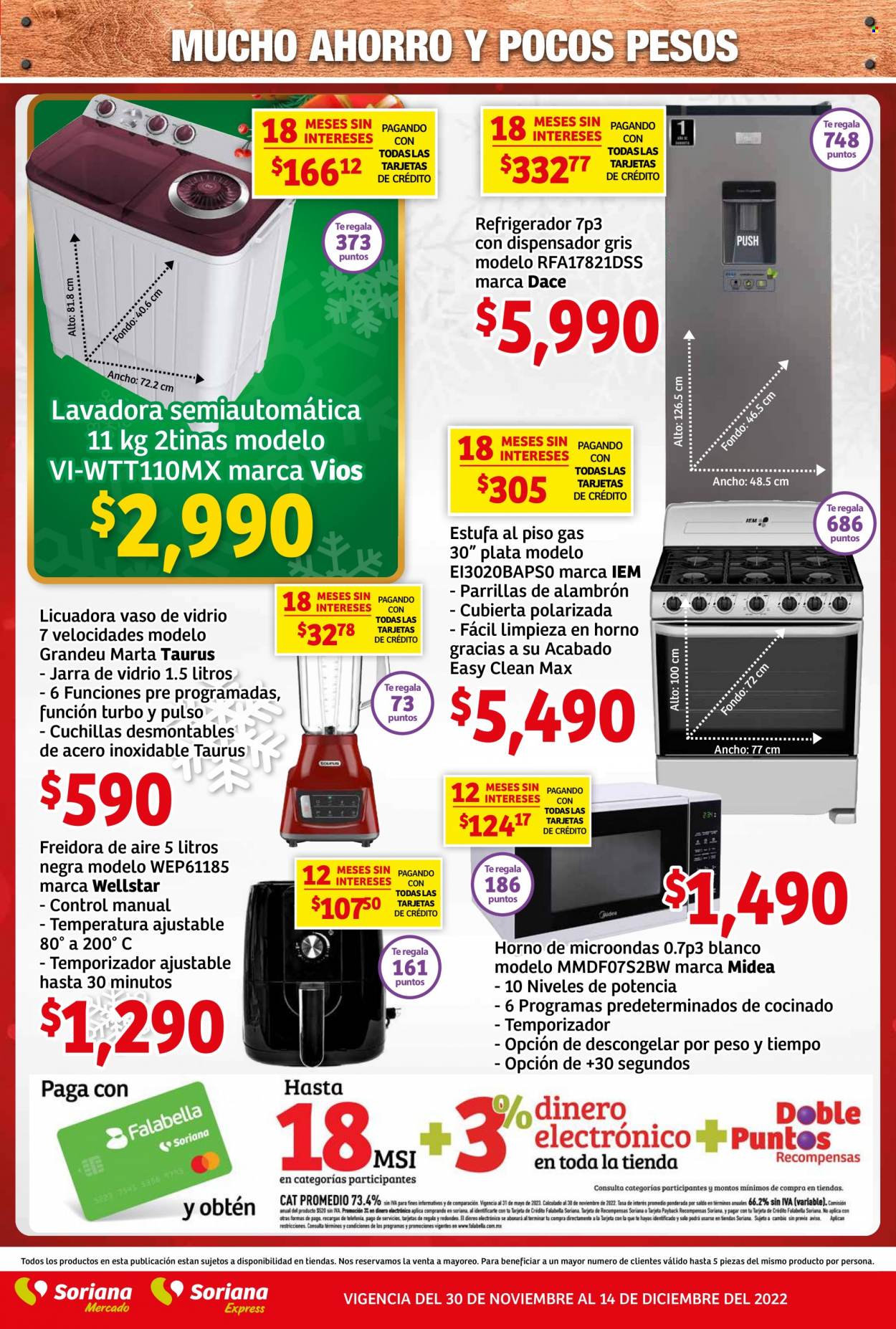 Catálogo Soriana - 30.11.2022 - 14.12.2022. Página 32