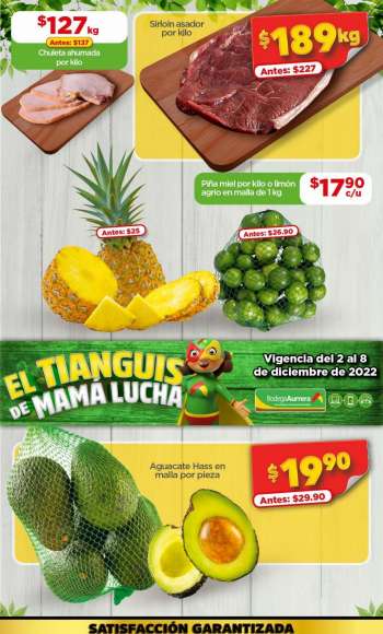 Folleto actual Bodega Aurrerá - 2.12.2022 - 8.12.2022.