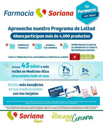 Folleto actual Soriana Súper - 1.12.2022 - 31.12.2022.