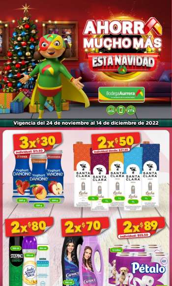 Folleto actual Bodega Aurrerá - 24.11.2022 - 14.12.2022.