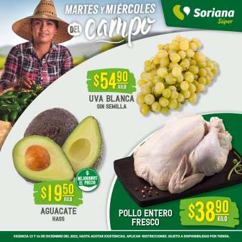 Folleto actual Soriana Súper - 13.12.2022 - 14.12.2022.