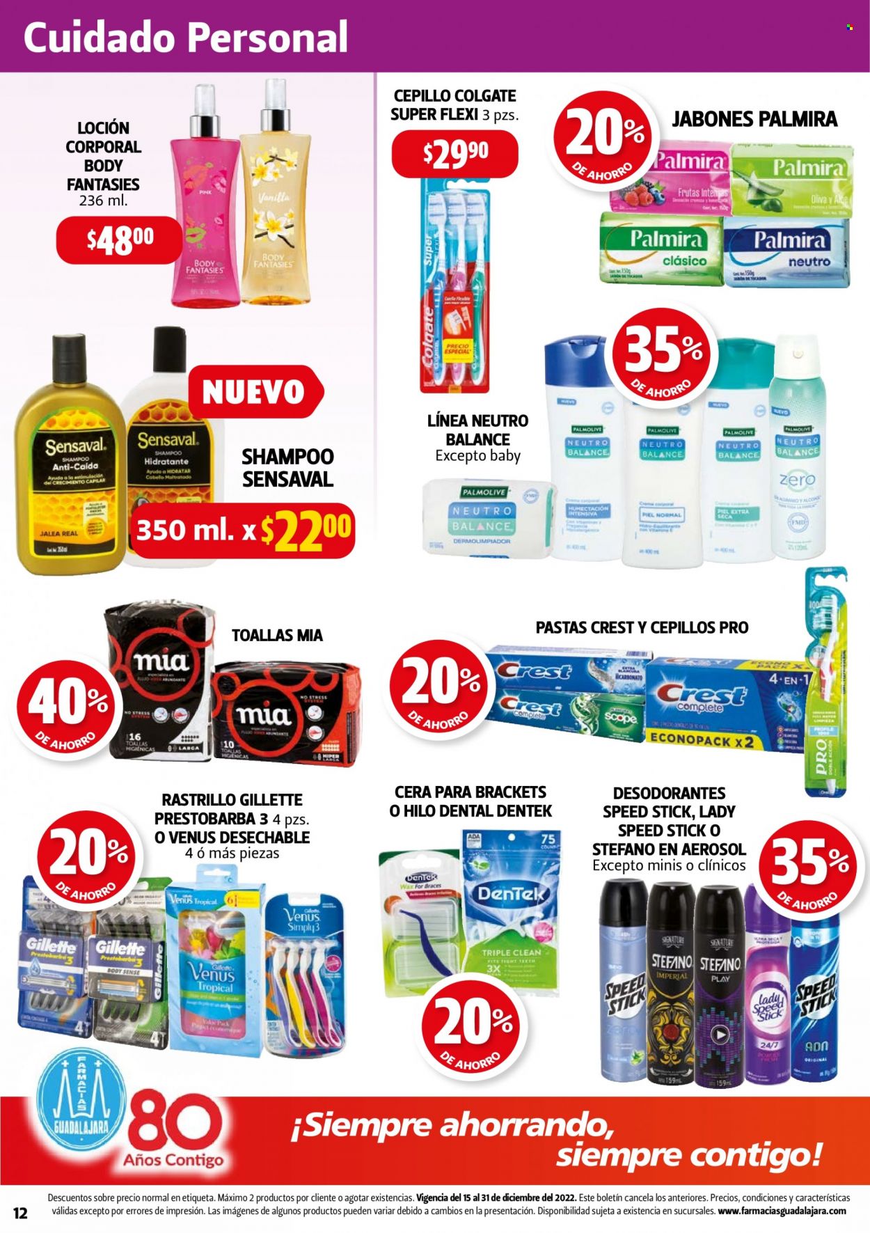 Catálogo Farmacias Guadalajara - 15.12.2022 - 31.12.2022. Página 12