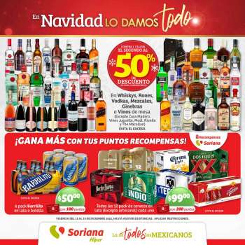 Folleto actual Soriana Híper - 15.12.2022 - 19.12.2022.