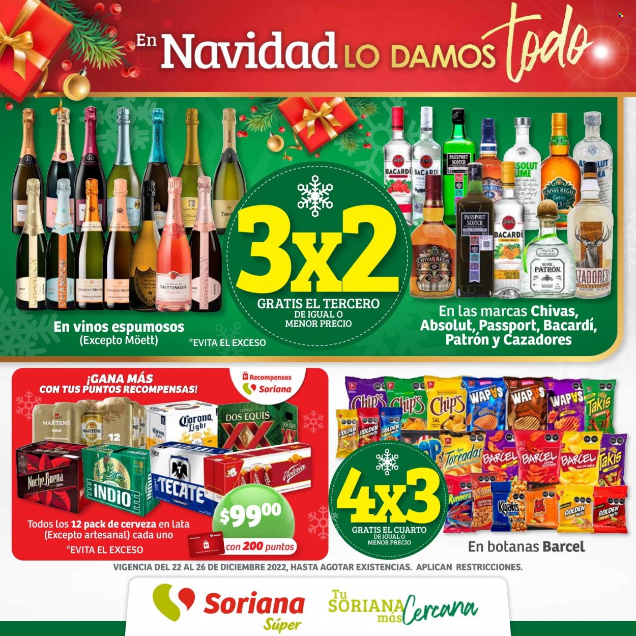 Catálogo Soriana Súper - 22.12.2022 - 26.12.2022. Página 1