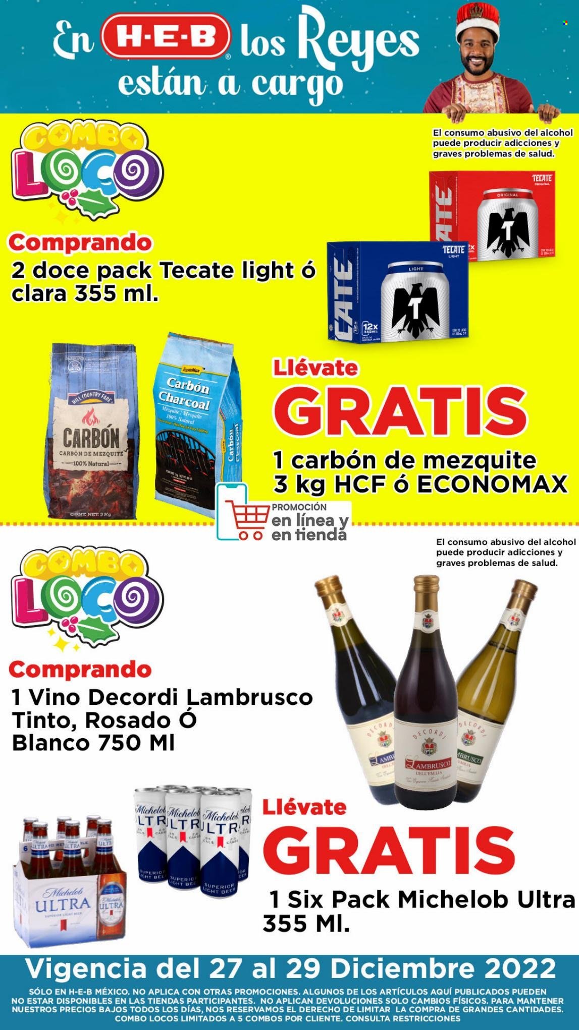 Catálogo H-E-B - 27.12.2022 - 29.12.2022. Página 1