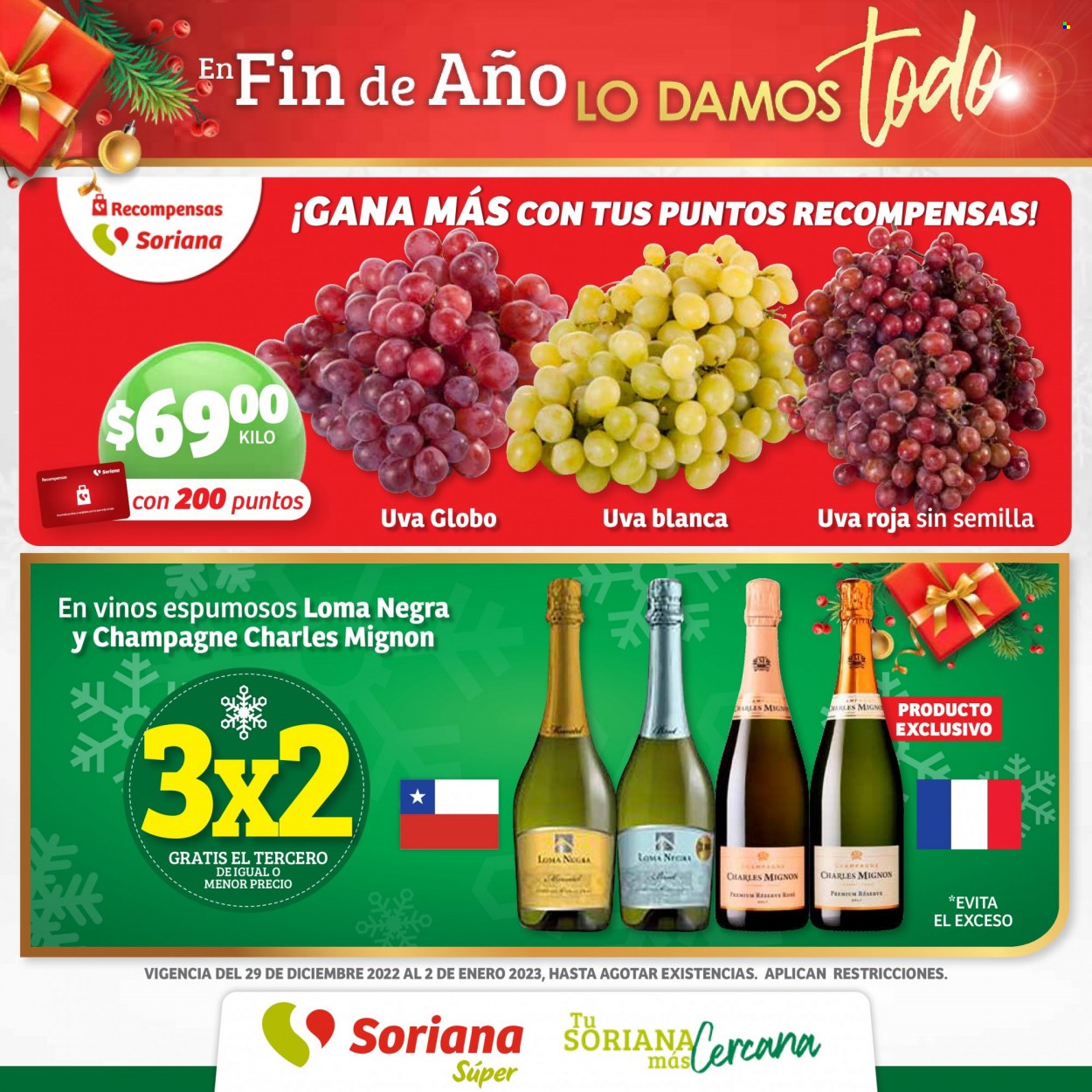 Catálogo Soriana Súper - 29.12.2022 - 2.1.2023. Página 1