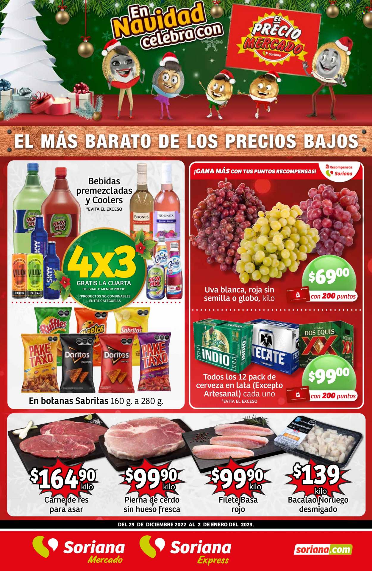 Catálogo Soriana - 29.12.2022 - 2.1.2023. Página 1