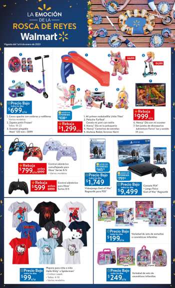 Folleto actual Walmart - 1.1.2023 - 6.1.2023.