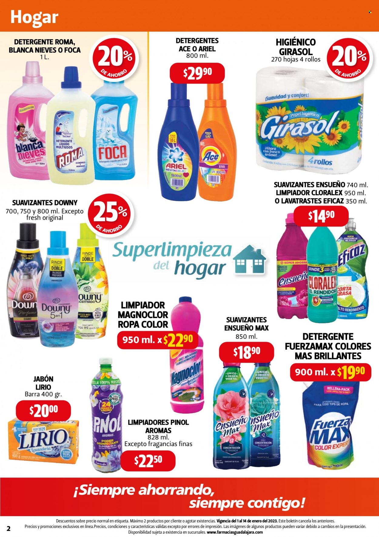 Catálogo Farmacias Guadalajara - 1.1.2023 - 14.1.2023. Página 2