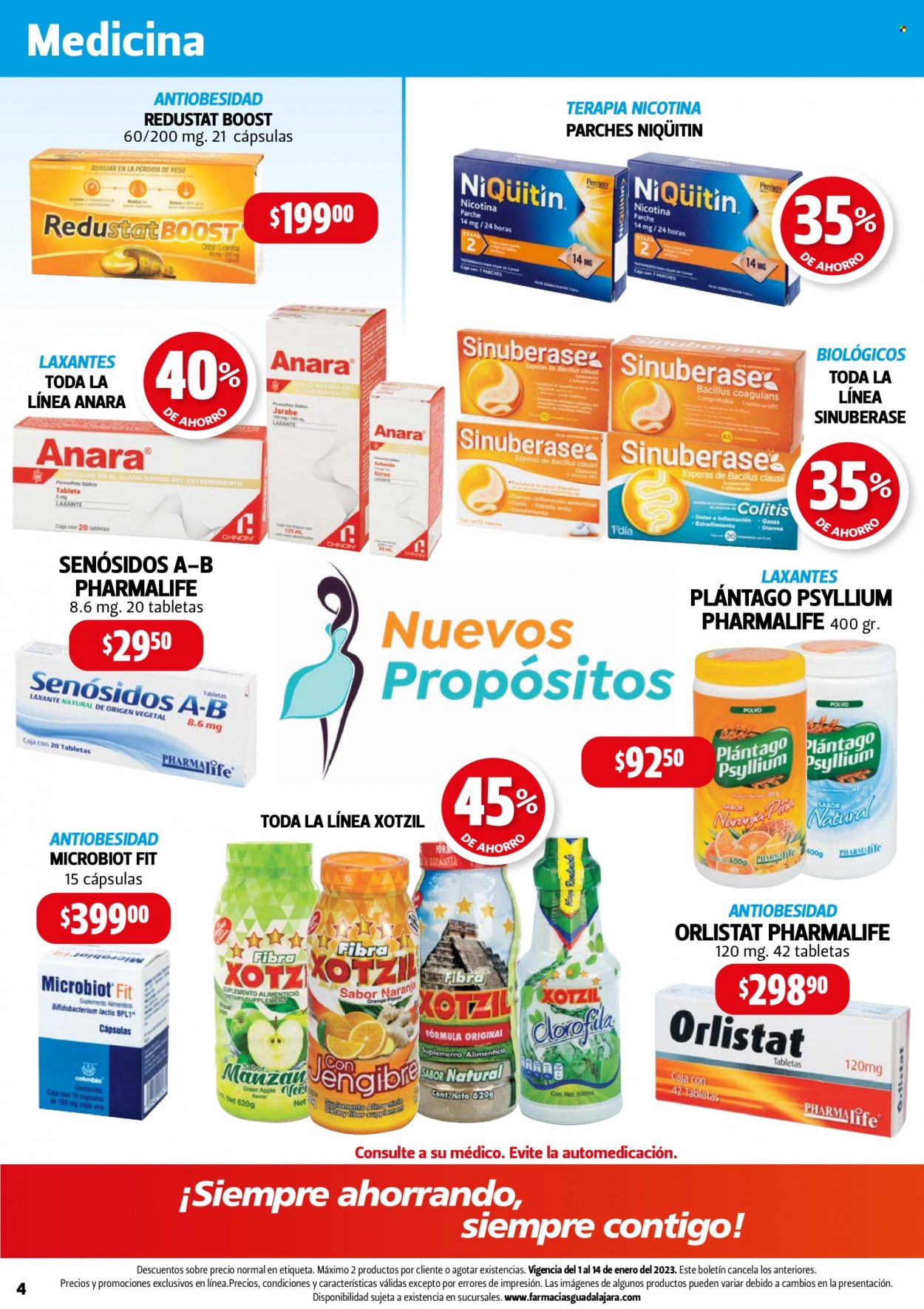 Catálogo Farmacias Guadalajara - 1.1.2023 - 14.1.2023. Página 4