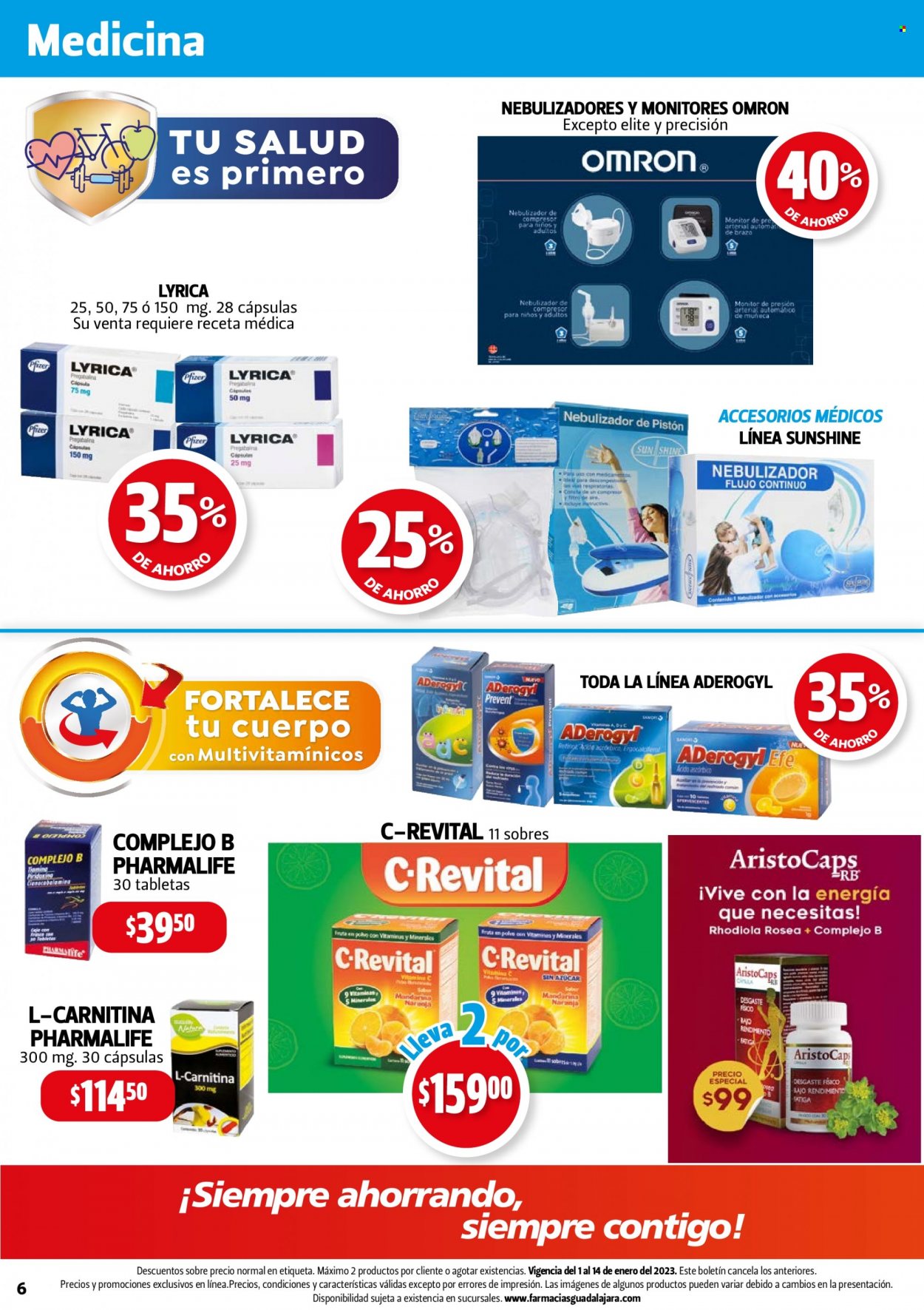 Catálogo Farmacias Guadalajara - 1.1.2023 - 14.1.2023. Página 6