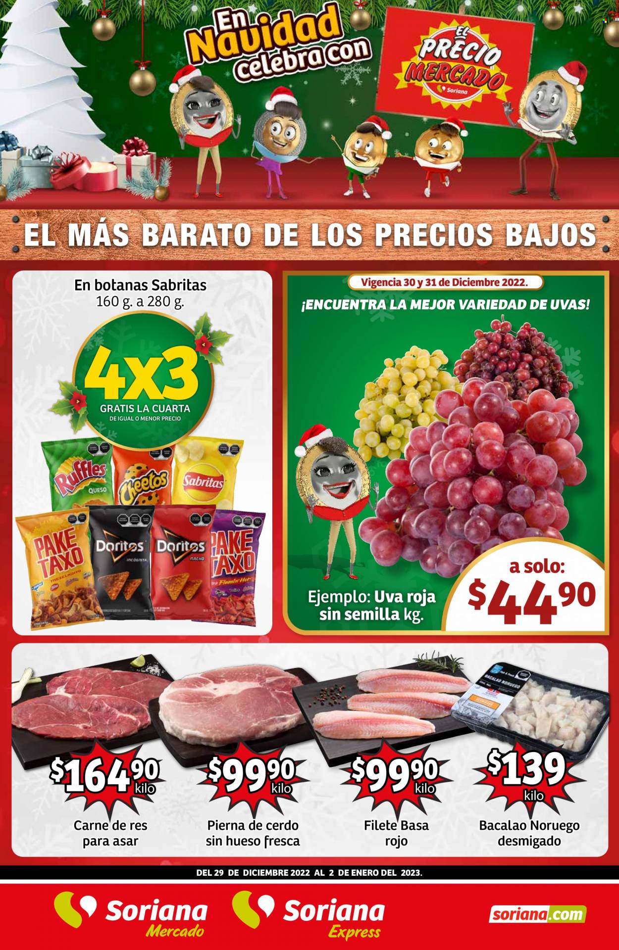 Catálogo Soriana Mercado - 29.12.2022 - 2.1.2023. Página 1