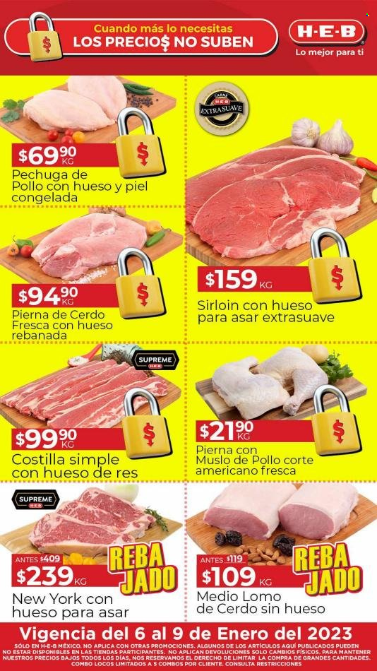 Catálogo H-E-B - 6.1.2023 - 9.1.2023. Página 1