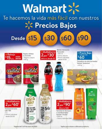Folleto actual Walmart - 7.1.2023 - 19.1.2023.