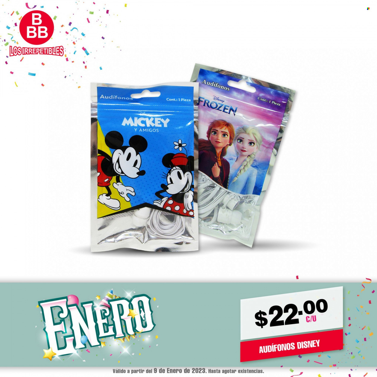 Catálogo Tiendas 3B. Página 1
