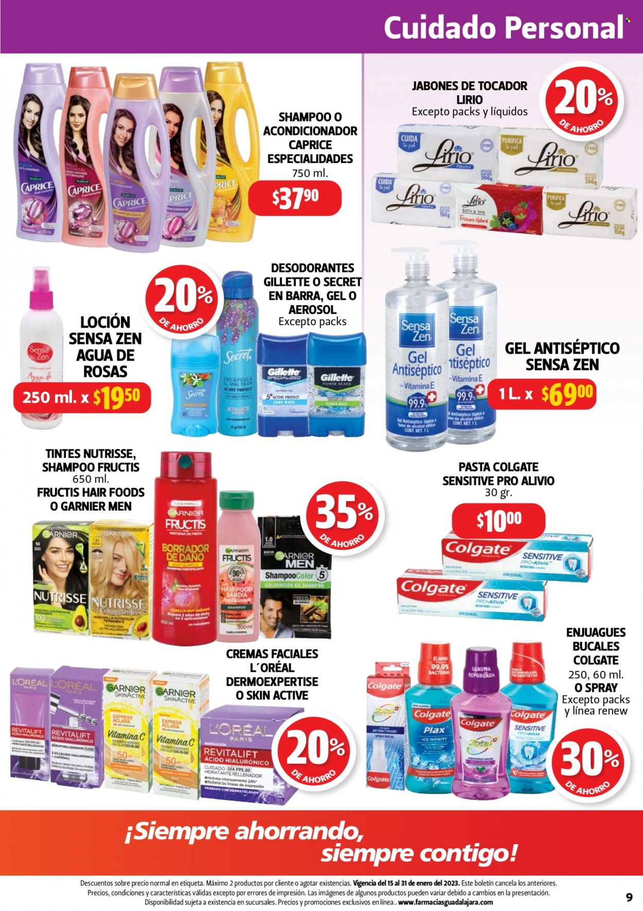 Catálogo Farmacias Guadalajara - 15.1.2023 - 31.1.2023. Página 9