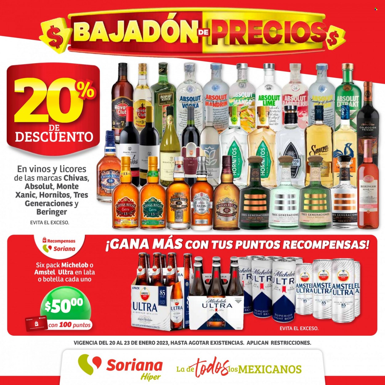 Catálogo Soriana Híper - 20.1.2023 - 23.1.2023. Página 1