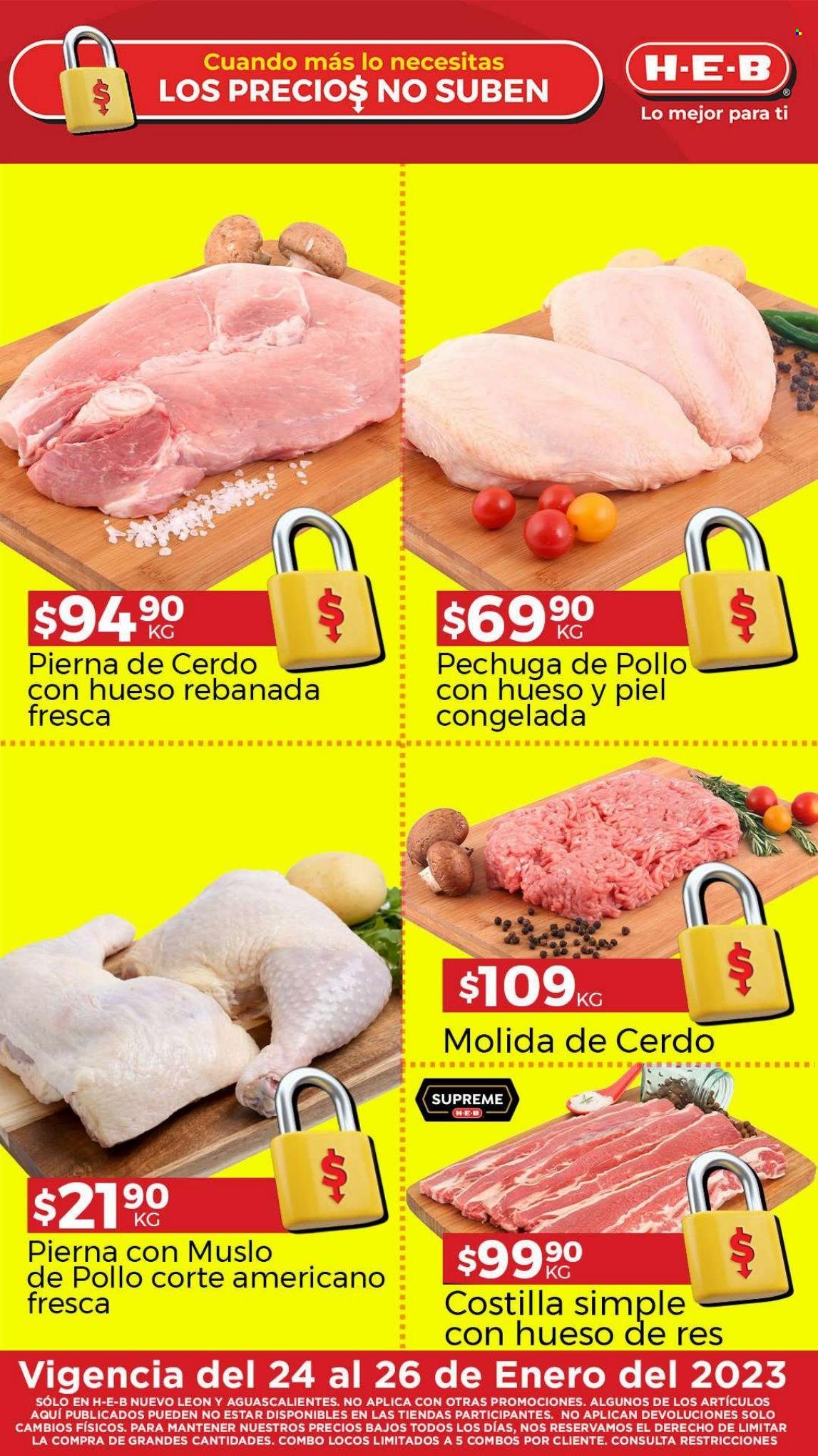 Catálogo H-E-B - 24.1.2023 - 26.1.2023. Página 1