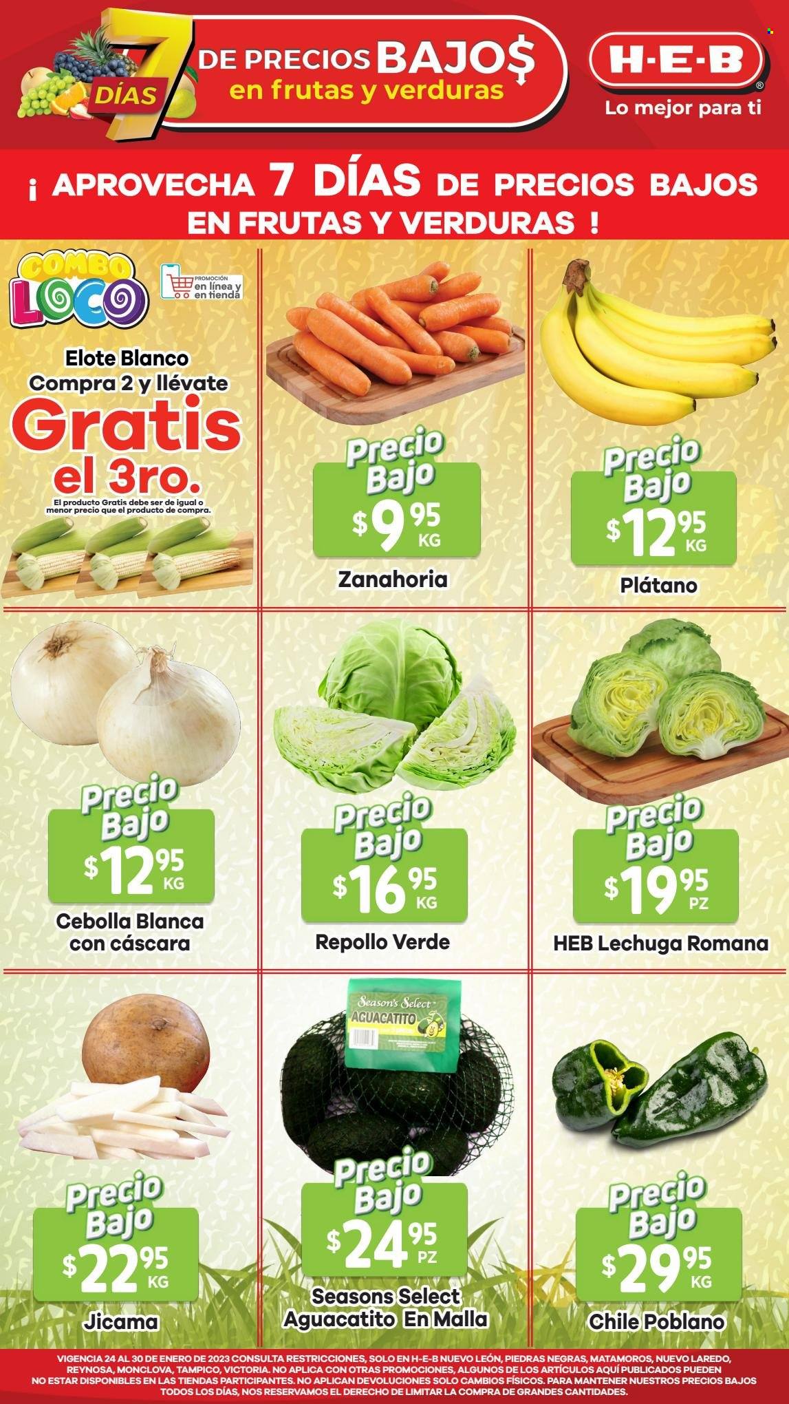 Catálogo H-E-B - 24.1.2023 - 30.1.2023. Página 1