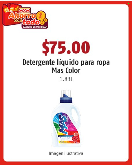 thumbnail - Folleto actual OXXO - 26.1.2023 - 15.2.2023 - Ventas - detergente, detergente en gel. Página 70.