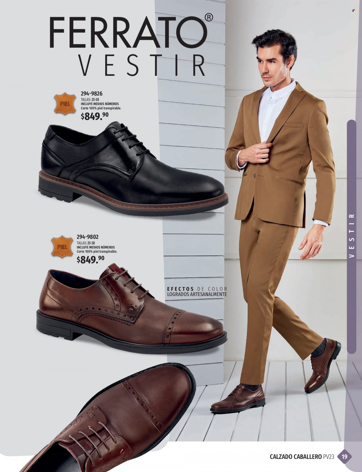 thumbnail - Folleto actual Andrea - Ventas - calzado caballero. Página 19.