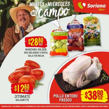 Folleto actual Soriana Híper - 31.1.2023 - 2.2.2023.